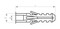 Hyperline Дюбель 6.0x30 (100 шт) - 1