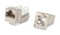 Hyperline Вставка Keystone Jack RJ-45(8P8C), категория 6, экранированная, 110 IDC, заделка с помощью NE-TOOL, белая - 4