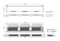 Hyperline Патч-панель высокой плотности 19", 0.5U, 24 порта RJ-45, категория 6, Dual IDC, экранированная - 1
