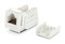 Hyperline Вставка Keystone Jack, RJ-12(6P6C), 110 IDC, заделка с помощью NE-TOOL, белая - 8