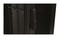 Hyperline Шкаф напольный 19-дюймовый, 42U, 2055x600х800 мм (ВхШхГ), передняя и задняя распашные перфорированные двери (75%), ручка с замком, цвет черный (RAL 9005) (разобранный) - 5