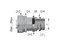 DKC / ДКС Муфта металлорукав-коробка с герметичным уплотнителем, ф15мм, IP68, М25х1,5, для кабеля ф11 - 16мм, никелированная латунь - 2