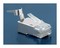 Hyperline Разъем RJ-45(8P8C) под витую пару, категория 6/6A (50 µ"/ 50 микродюймов), экранированный, универсальный (для одножильного и многожильного кабеля), для толстых жил 1.35-1.5 мм (с оболочкой), со вставкой, (10 шт) - 6
