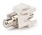 Hyperline Вставка формата Keystone Jack с проходным адаптером RCA (белый), D type, ROHS, белая - 14