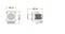 Hyperline Вставка формата Keystone Jack, F-type / RCA желтый (IN/OUT), gold plated, ROHS, белая - 8