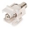 Hyperline Вставка формата Keystone Jack с проходным адаптером RCA (белый), D type, ROHS, белая - 17