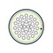 Hyperline (FTP25-C3-SOLID-INDOOR) Кабель витая пара, экранированная F/UTP, категория 3, 25 пар (24 AWG), одножильный (solid), экран - фольга, PVC, 20°C - +50°C, серый - 7