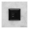 DKC / ДКС Розетка телефонная в стену одинарная, "Черный квадрат", Avanti - 25