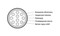Hyperline Кабель витая пара, неэкранированная U/UTP, категория 3, 10 пар (24 AWG), одножильный (solid), LSZH нг(А)-HF, –20°C - +60°C, серый - 8