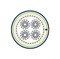 Hyperline (FTP100-C3-SOLID-OUTDOOR) Кабель витая пара, экранированная F/UTP, категория 3, 100 пар (24 AWG), одножильный (solid), экран - фольга, внешний, UV PE, –40°C - +60°C, черный - 8