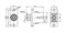 Hyperline Проходной адаптер SC-FC, SM (для одномодового кабеля), корпус пластмассовый, (синий) - 9