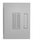 Hyperline Шкаф настенный 19-дюймовый (19"), 6U, 367x600х300мм, перфорированная стальная дверь, несъемные стенки, 1 пара профилей, цвет серый (RAL 7035) (собранный) - 99