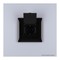 DKC / ДКС Розетка с крышкой в стену, 2P+E, "Черный квадрат", Avanti - 41