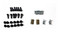 Hyperline Бокс оптический универсальный 19", от 8 до 48 портов (SC, duplex LC, ST, FC), со сплайс пластиной, без пигтейлов и проходных адаптеров, 2U, серый - 104