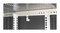 Hyperline Шкаф настенный 19-дюймовый (19"), 27U, 1304x600х600мм, стеклянная дверь с перфорацией по бокам, ручка с замком, цвет серый (RAL 7035) (разобранный) - 71