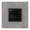 DKC / ДКС Выключатель одноклавишный в стену, "Черный квадрат", Avanti - 48