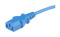 Hyperline Кабель питания компьютера (Schuko+C13) (3x0.75), 10A, угловая вилка, 1.8 м, цвет синий - 13