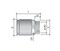 DKC / ДКС Муфта труба-коробка ф16мм, IP66/IP67, М16х1,5, нержавеющая сталь AISI 316L - 21