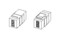 Hyperline Вставка формата Keystone Jack с проходным адаптером USB 3.0 (Type A), ROHS, белая - 83