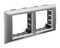 DKC / ДКС Рамка-суппорт серебристый металлик для In-liner Front, 4 модуля, Avanti - 64