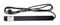 Hyperline Блок розеток для 19" шкафов, горизонтальный, 9 розеток Schuko (16A), 250В, кабель питания 3х1.5мм2, длина 2.5 м, с вилкой Schuko, 482.6x44.4x44.4мм (ДхШхВ) - 48