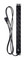 Hyperline Блок розеток для 19" шкафов, горизонтальный, 9 розеток Schuko (10A), 250В, кабель питания 3х1.0мм2, длина 2.5 м, с вилкой IEC 320 C14, 482.6x44.4x44.4мм (ДхШхВ) - 47