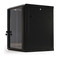 Hyperline Шкаф настенный 19-дюймовый (19"), 6U, 367x600х600мм, стеклянная дверь с перфорацией по бокам, ручка с замком, цвет черный (RAL 9004) (разобранный) - 119