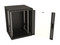 Hyperline Шкаф настенный 19-дюймовый (19"), 6U, 367x600х600мм, стеклянная дверь с перфорацией по бокам, ручка с замком, цвет черный (RAL 9004) (разобранный) - 118