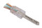 Hyperline Разъем легкой оконцовки RJ-45 (8P8C) под витую пару, категория 5e (50 µ"/ 50 микродюймов), универсальный (для одножильного и многожильного кабеля) (100 шт.) - 24