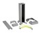 LEGRAND Snap-On Мини-колонна алюминиевая с крышкой из алюминия 1 секция, высота 0.3 м, цвет алюминий - 24