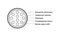 Hyperline Кабель витая пара, неэкранированная U/UTP, категория 3, 10 пар (24 AWG), одножильный (solid), LSZH нг(А)-HF, –20°C - +60°C, серый - 24