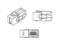 Hyperline Вставка формата Keystone Jack с проходным адаптером HDMI (Type A), 90 градусов, ROHS, белая - 47