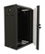 Hyperline Шкаф настенный 10'', 9U, 499,5х390х300, уст. размер 254 мм, со стеклянной дверью, открывающиеся стенки, возможность установки вентилятора, цвет черный (RAL 9004) (собранный) - 56