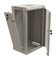 Hyperline Шкаф настенный 10'', 15U, 774,5х390х300, уст. размер 254 мм, со стеклянной дверью, открывающиеся стенки, возможность установки вентилятора, цвет серый (RAL 7035) (собранный) - 56