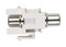 Hyperline Вставка формата Keystone Jack с проходным адаптером RCA (белый), D type, ROHS, белая - 115