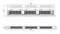 Hyperline Патч-панель высокой плотности 19", 0.5U, 24 порта RJ-45, категория 6, Dual IDC - 90