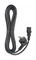 Hyperline Кабель питания компьютера (Schuko+C13) (3x1.0), 10A, угловая вилка, 5м, цвет черный - 30