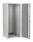 ZPAS Шкаф напольный 19", 24U, 1163х800х600мм (ВхШхГ), дверь стеклянная с боковыми вставками, сзади укороч. дверь + фальшпанель 3U с щеточным вводом, 2 пары 19" монтажных профилей, ножки, серый (RAL7035) (разобранный) - 117