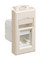 DKC / ДКС Компьютерная розетка "Ванильная дымка" RJ-45 модульная, кат. 5е , 1 мод, Avanti - 90