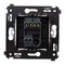 DKC / ДКС Выключатель одноклавишный в стену, "Черный квадрат", Avanti - 117