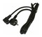 Hyperline Кабель питания компьютера (Schuko+C13 (угловая)) (3x1.0), 10A, угловая вилка, 5м, цвет черный - 31