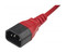 Hyperline Кабель питания монитор-компьютер IEC 320 C13 - IEC 320 C14 (3x1.0), 10A, прямая вилка, 5 м, цвет красный - 31