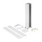 LEGRAND Универсальная мини-колонна алюминиевая с крышкой из алюминия 2 секции, высота 0.68 м, цвет белый - 31