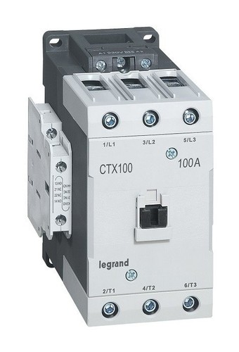 LEGRAND Контактор CTX3, торцевой зажим, 3P100A 2 Н.О. + 2 Н.З. 230V