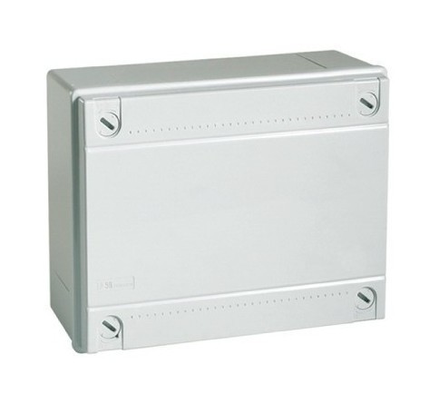 DKC / ДКС Коробка ответвитвительная с гладкими стенками, IP56, 100х100х50мм, цвет красный