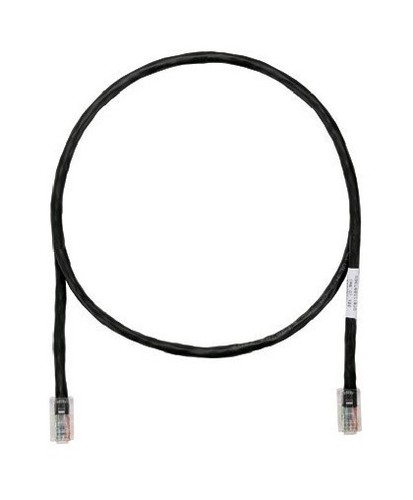 PANDUIT Патч-корд TX5e UTP, Cat.5e, с модульными разъёмами PAN-PLUG™ на обоих концах, 24 AWG, 2 м, черный