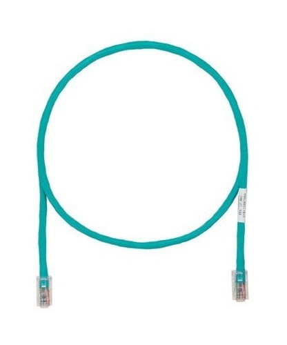 PANDUIT Патч-корд TX5e UTP, Cat.5e, с модульными разъёмами PAN-PLUG™ на обоих концах, 24 AWG, 5 м, зеленый