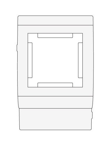 DKC / ДКС In-liner Classic PDA-45N 80 Рамка на кабель-канал TA-GN шириной 80мм, 2М, пластик, цвет белый, Mosaic 45