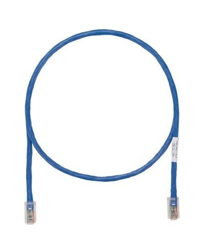 PANDUIT Патч-корд TX5e UTP, Cat.5e, с модульными разъёмами PAN-PLUG™ на обоих концах, 24 AWG, 6 м, синий