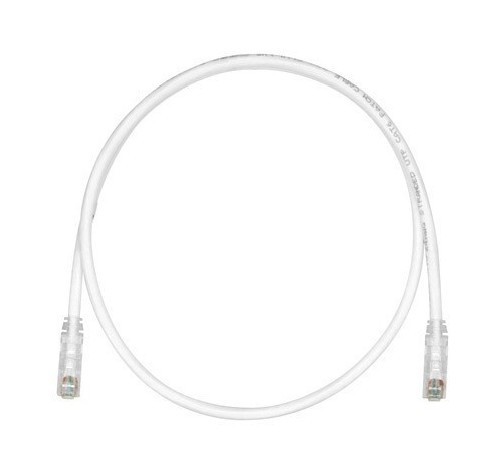 PANDUIT Патч-корд TX6 PLUS UTP, Cat.6, с модульными разъёмами TX6™ PLUS на обоих концах, 24 AWG, 0.5 м, белый